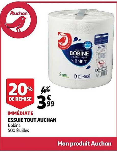 essuie tout auchan