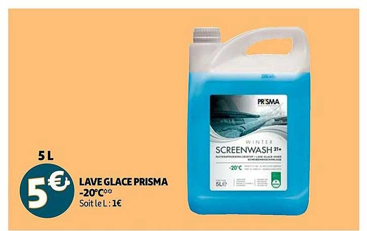 lave glace prisma -20°c