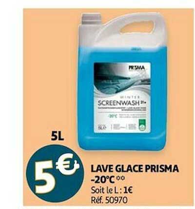 lave glace prisma -20°c