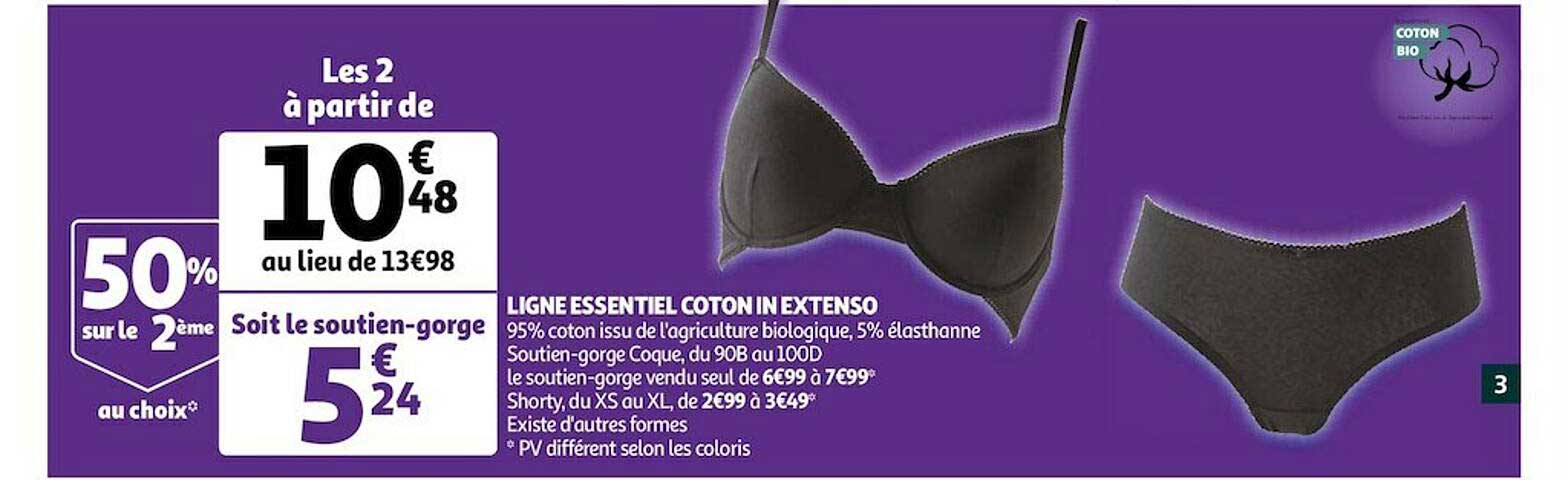 ligne essentiel coton in extenso