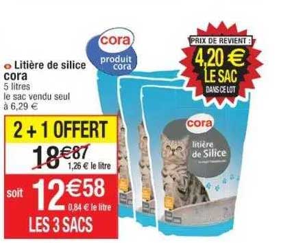 Litière De Silice Cora