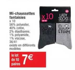 mi-chaussettes fantaisies