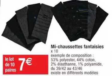 mi-chaussettes fantaisies