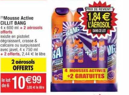 mousse active cillit bang