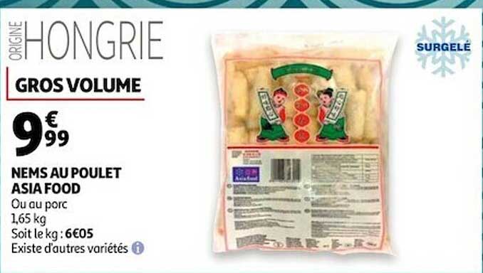 nems au poulet asia food