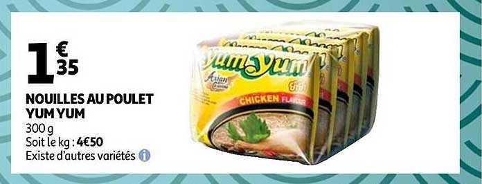 nouilles au poulet yum yum