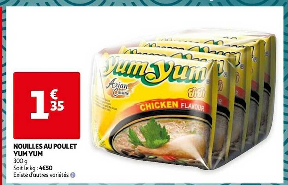 nouilles au poulet yum yum