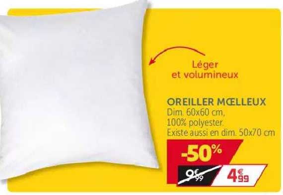 Oreiller Moelleux