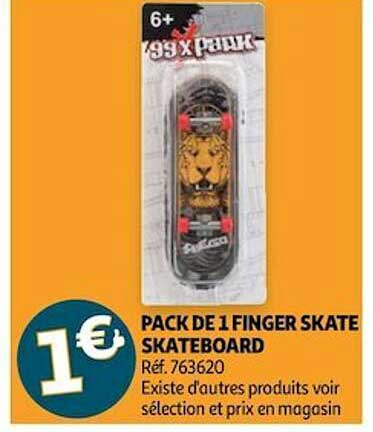 pack de 1 finger skate skateboard