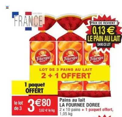 pains au lait la fournée dorée