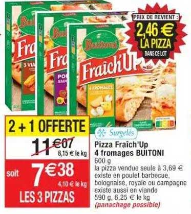 pizza fraîch'up 4 fromages buitoni