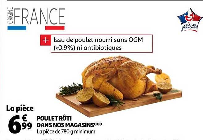 poulet rôti dans nos magasins