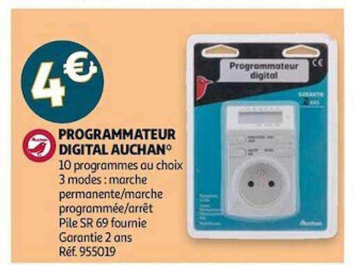 Programmateur Digital Auchan