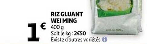 riz gluant wei ming