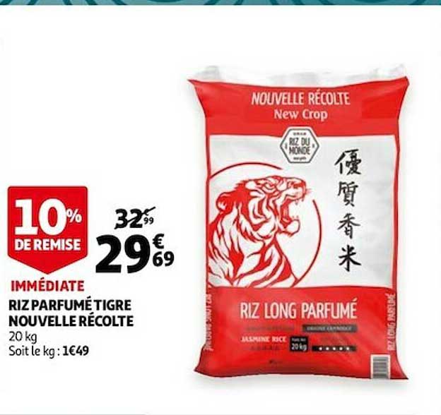 riz parfumé tigre nouvelle récolte