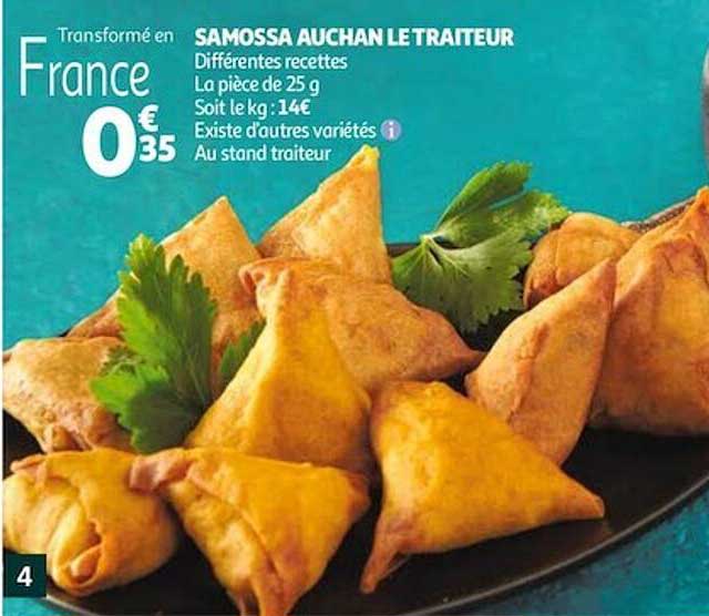 Samossa Auchan Le Traiteur