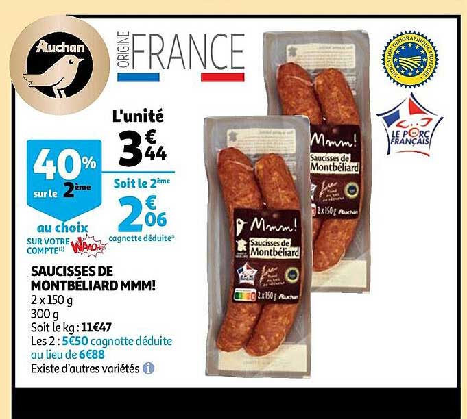 Saucisses De Montbéliard Mmm!