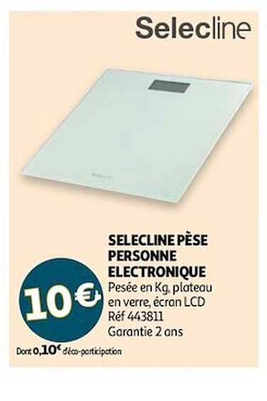 selecline pèse personne électronique