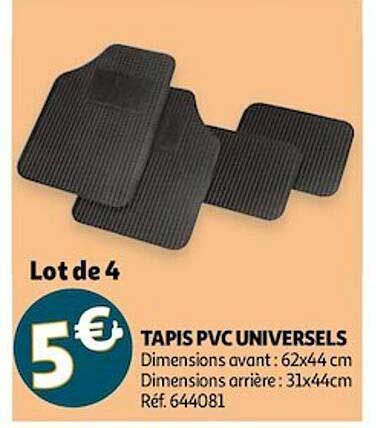 tapis pvc universels