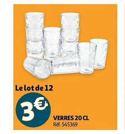 Verres 20 Cl