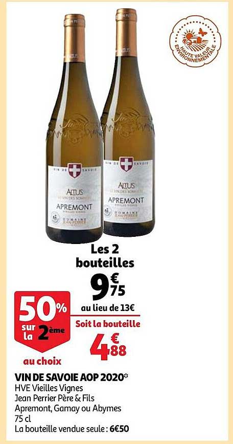 Vin De Savoie Aop 2020 Hve Vieilles Vignes