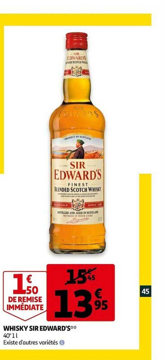 whisky sir edward's