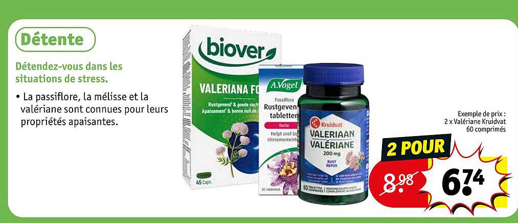 2x valériane kruidvat
