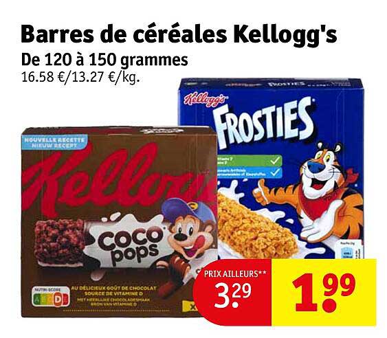 Barres De Céréales Kellogg's