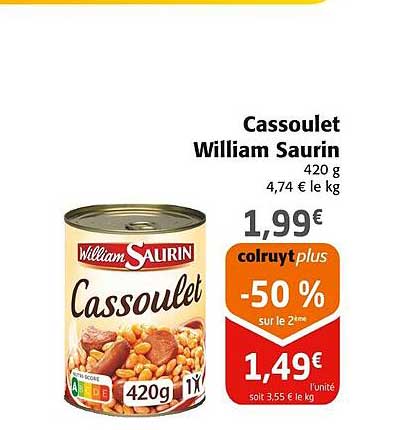 cassoulet william saurin