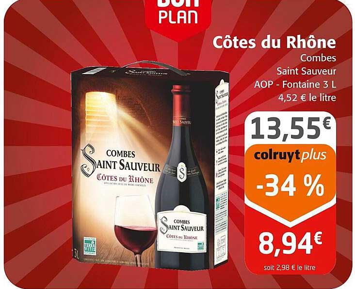 côtes du rhône combes saint sauveur aop