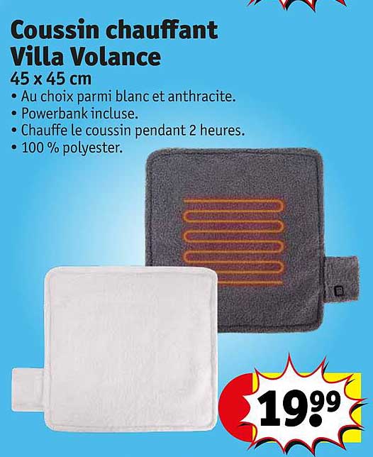 coussin chauffant villa volance