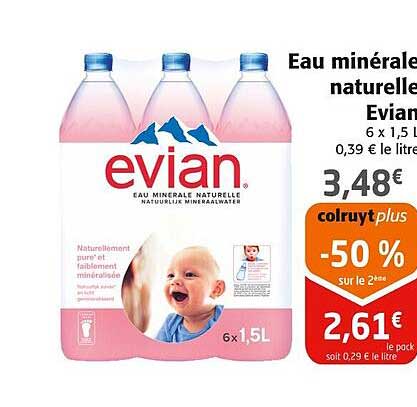 Eau Minérale Naturelle Evian