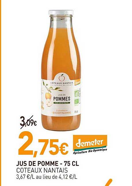 jus de pomme côteaux nantais