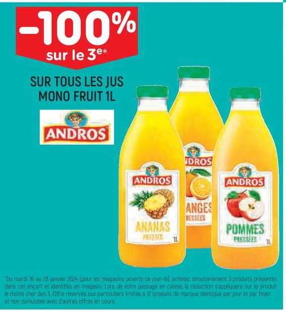 Jus Mono Fruit Andros