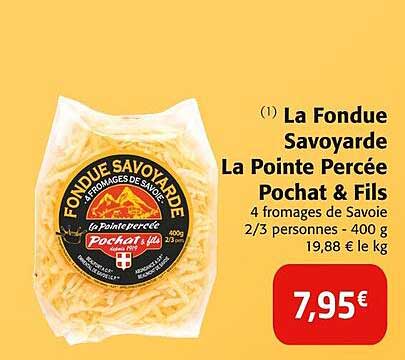 la fondue savoyarde la pointe percée pochat & fils