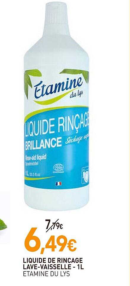 liquide de rinçage lave-vaisselle étamine dy lys - 1 l