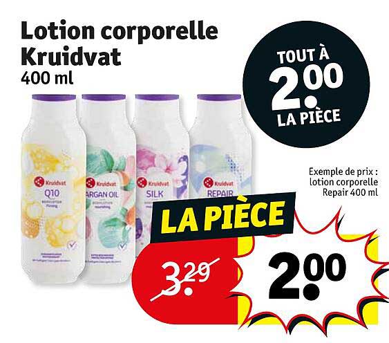 lotion corporelle kruidvat 400 ml