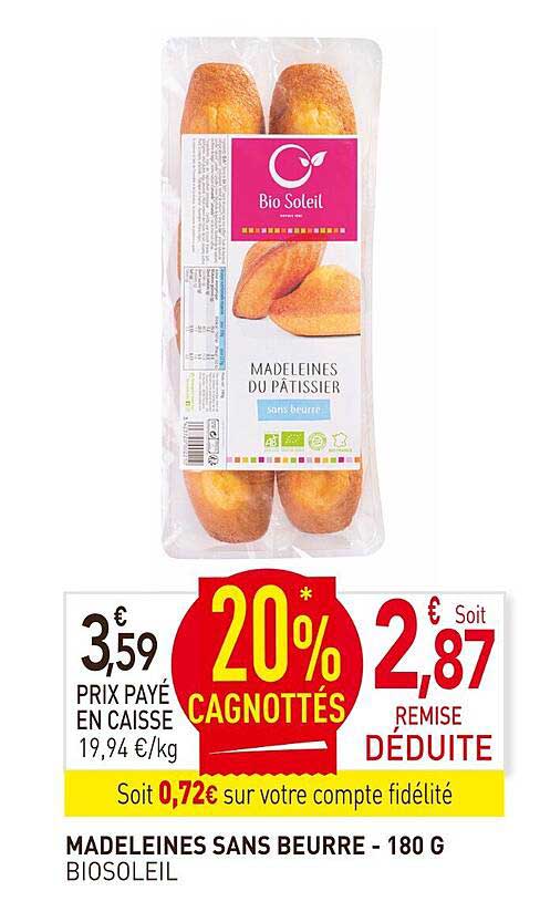 Madeleines Sans Beurre