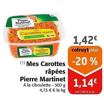 mes carottes râpées pierre martinet