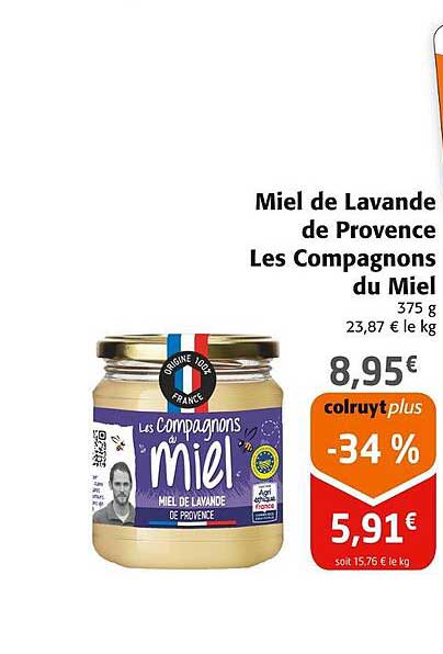 miel de lavande de provence les compagnons du miel