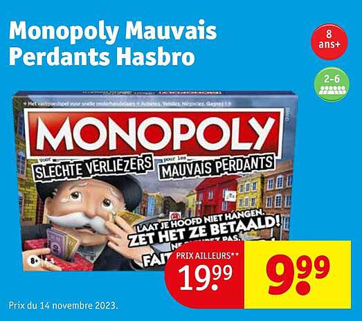 monopoly mauvais perdants harsbro