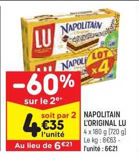 Napolitain L'original Lu