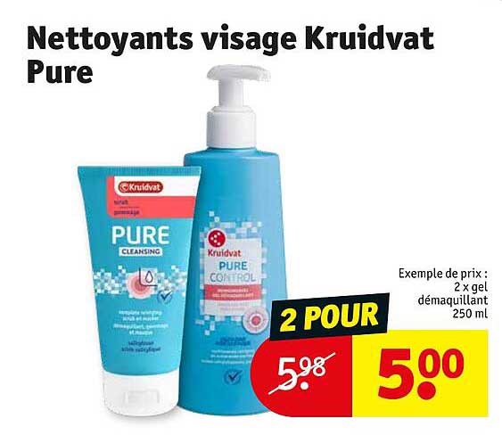 Nettoyants Visage Kruidvat Pure
