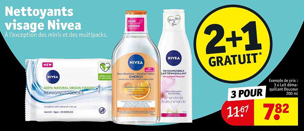 nettoyants visage nivea