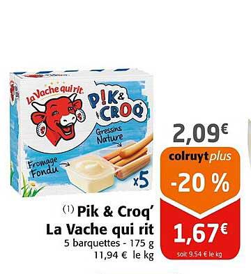 pik & croq' la vache qui rit