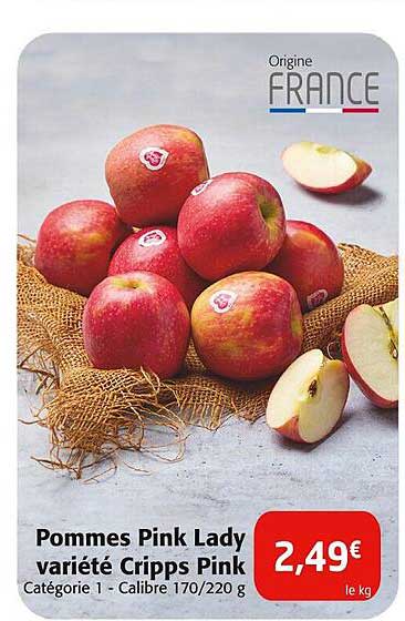 pommes pink lady variété cripps pink