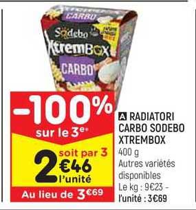 radiatori carbo sodebo xtrembox