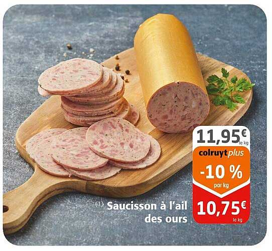 Saucisson à L'ail Des Ours