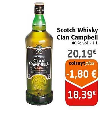 scotch whisky clan campbell