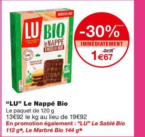 "lu" Le Nappé Bio